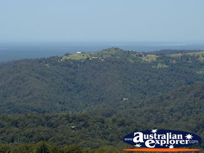 View over Montville from Lookout . . . CLICK TO VIEW ALL MONTVILLE POSTCARDS