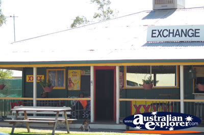 Front of Exchange Hotel . . . CLICK TO VIEW ALL MUTTABURRA POSTCARDS