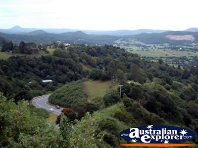 Nambour Dulong Lookout View . . . CLICK TO VIEW ALL NAMBOUR POSTCARDS