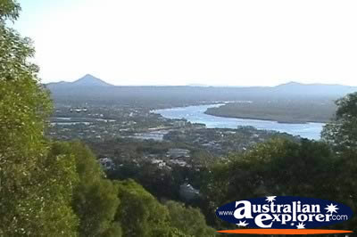Landscape from Noosa Laguna Lookout . . . CLICK TO VIEW ALL NOOSA (LAGUNA LOOKOUT) POSTCARDS