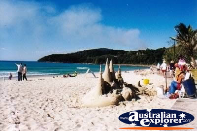 Noosa Main Beach Sandcastle . . . CLICK TO VIEW ALL NOOSA POSTCARDS