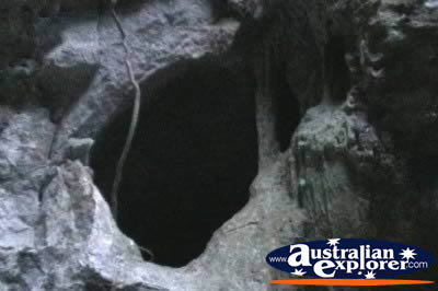 Olsens Capricorn Caves holes . . . CLICK TO VIEW ALL OLSENS CAPRICORN CAVES POSTCARDS