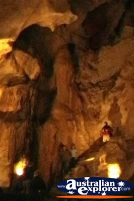 Olsens Capricorn Caves Cathedral Cave . . . CLICK TO VIEW ALL OLSENS CAPRICORN CAVES (MORE) POSTCARDS