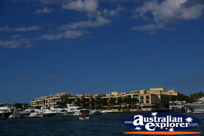 View of Palazzo Versace . . . CLICK TO VIEW ALL GOLD COAST (MAIN BEACH) POSTCARDS