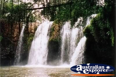 Paronella Park Waterfall Landscape . . . CLICK TO VIEW ALL PARONELLA PARK POSTCARDS