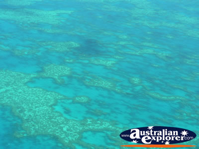 Blue Waters in Heart Reef . . . CLICK TO VIEW ALL WHITSUNDAYS (HEART REEF) POSTCARDS