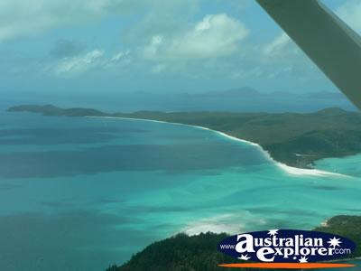 View of Ocean from Seaplane . . . CLICK TO VIEW ALL WHITSUNDAYS (HEART REEF) POSTCARDS