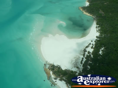 Stunning View of Beach near Heart Reef . . . CLICK TO VIEW ALL WHITSUNDAYS (HEART REEF) POSTCARDS