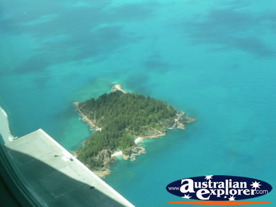 View from Seaplane . . . CLICK TO VIEW ALL WHITSUNDAYS (HEART REEF) POSTCARDS