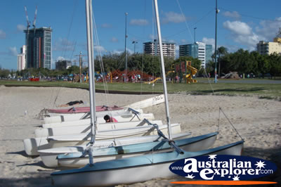 Southport Sail Boats on Shore Gold Coast . . . CLICK TO VIEW ALL GOLD COAST (SOUTHPORT) POSTCARDS
