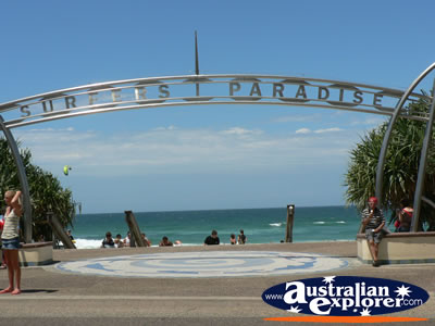 Surfers Paradise Sign . . . CLICK TO VIEW ALL SURFERS PARADISE POSTCARDS