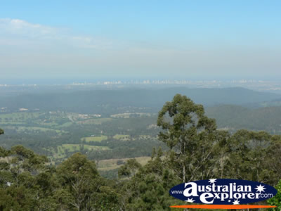 View from Tamborine Mountain . . . CLICK TO VIEW ALL TAMBORINE MOUNTAIN (VIEWS) POSTCARDS