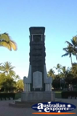 Townsville Anzac War Memorial . . . CLICK TO VIEW ALL TOWNSVILLE POSTCARDS