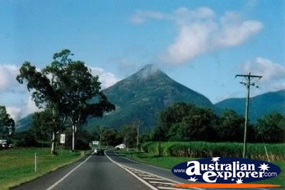 View from Road of Walshs Pyramid . . . CLICK TO VIEW ALL WALSHS PYRAMID POSTCARDS