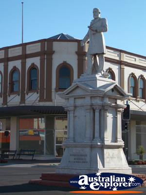 Thomas Joseph Byrnes Statue - Warwick . . . VIEW ALL WARWICK PHOTOGRAPHS