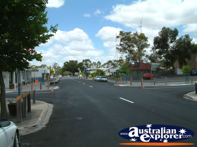 Street in Bordertown . . . CLICK TO VIEW ALL BORDERTOWN POSTCARDS