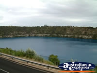 Roadside View of Blue Lake in Mount Gambier . . . CLICK TO ENLARGE