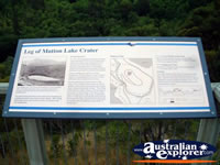 Plaque in Mount Gambier Blue Lake . . . CLICK TO ENLARGE