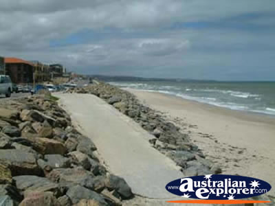 View of Glenelg Beach . . . CLICK TO VIEW ALL GLENELG POSTCARDS