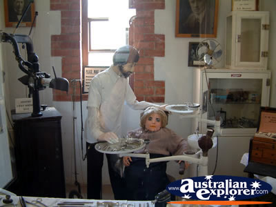 Loxton Historical Village Dentist . . . CLICK TO VIEW ALL LOXTON POSTCARDS
