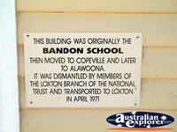 Loxton Historical Village School Sign . . . CLICK TO ENLARGE