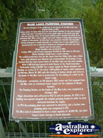 Mount Gambier Blue Lake Plaque . . . CLICK TO ENLARGE