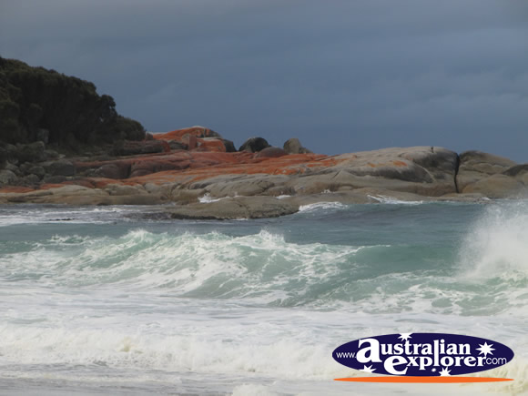 Storm Approaching Bay of Fire . . . VIEW ALL BAY OF FIRES PHOTOGRAPHS