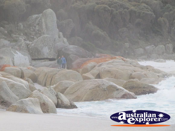 A Storm Approaching Bay of Fires . . . CLICK TO VIEW ALL BAY OF FIRES POSTCARDS
