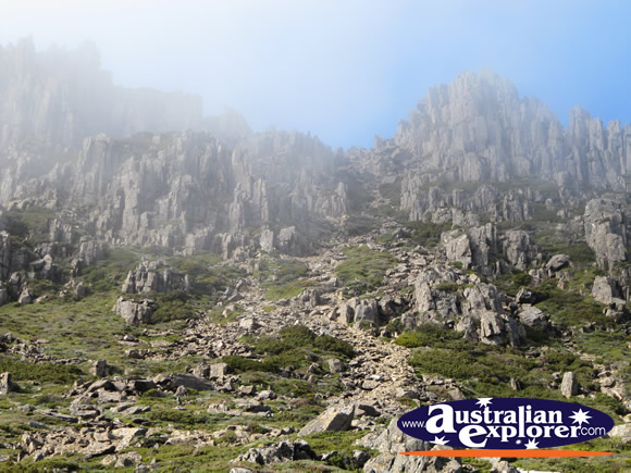 Towards the Summit Cradle Mountain . . . VIEW ALL CRADLE MOUNTAIN PHOTOGRAPHS