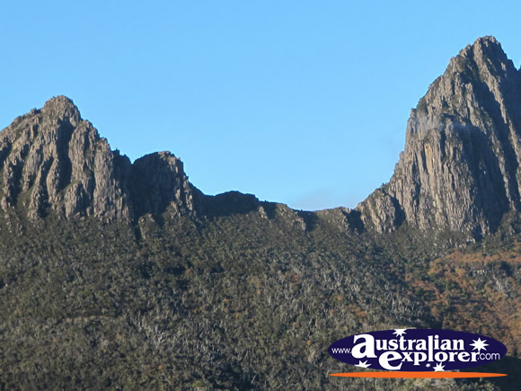 View of Cradle Mountain . . . CLICK TO VIEW ALL CRADLE MOUNTAIN POSTCARDS