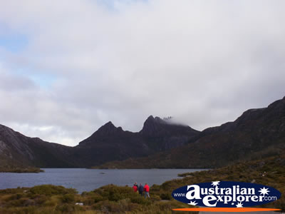 Great shot of Dove Lake . . . CLICK TO VIEW ALL CRADLE MOUNTAIN POSTCARDS