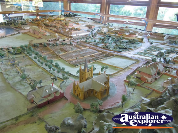 Model Inside Visitors Centre . . . VIEW ALL PORT ARTHUR PHOTOGRAPHS