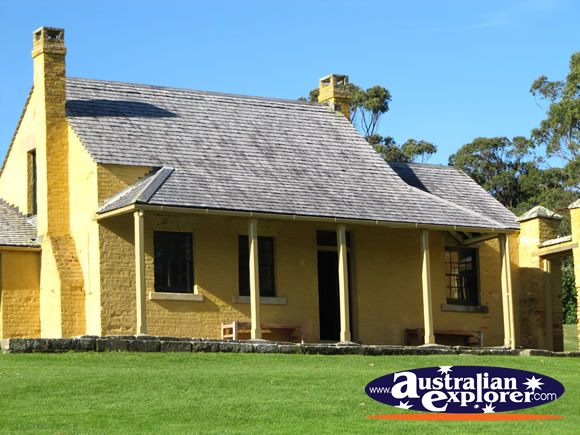 Outside Smith Obriens Cottage . . . VIEW ALL PORT ARTHUR PHOTOGRAPHS