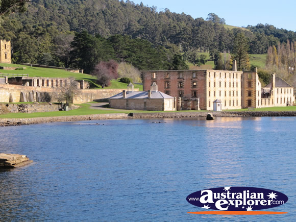 The Penitentiary View from Mason Cove . . . CLICK TO VIEW ALL PORT ARTHUR POSTCARDS