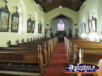Inside of St John Catholic Church . . . CLICK TO ENLARGE