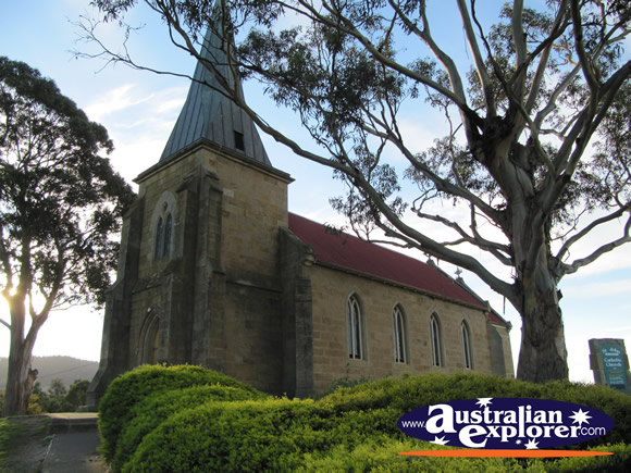 View from Road of St John Catholic Church . . . CLICK TO VIEW ALL RICHMOND POSTCARDS