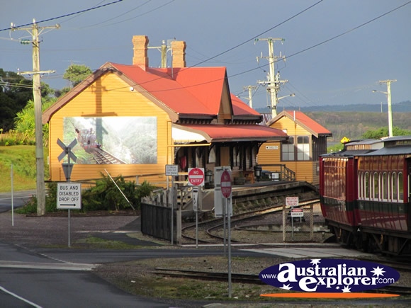 West Coast Wilderness Railway Station . . . VIEW ALL STRAHAN PHOTOGRAPHS