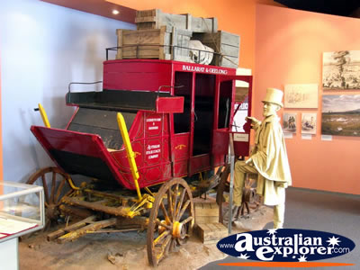 Carriage at Ballarat Eureka Stockade . . . VIEW ALL BALLARAT PHOTOGRAPHS