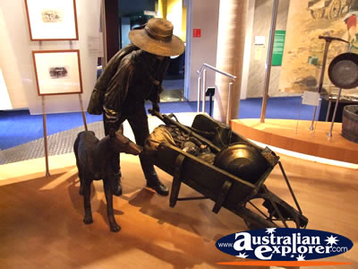 Ballarat Gold Museum Sculpture . . . VIEW ALL BALLARAT PHOTOGRAPHS