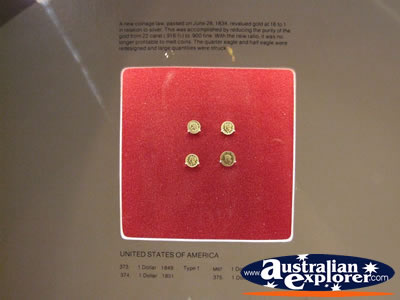 Coin Display at Ballarat Gold Museum . . . VIEW ALL BALLARAT PHOTOGRAPHS