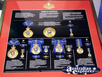 Ballarat Gold Museum Medal Display . . . CLICK TO ENLARGE