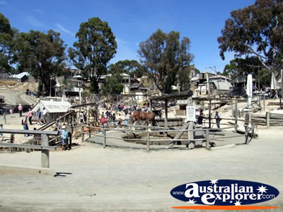 Ballarat Sovereign Hill Round Yard . . . VIEW ALL BALLARAT PHOTOGRAPHS