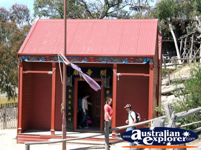 Ballarat Sovereign Hill Colourful Building . . . VIEW ALL BALLARAT PHOTOGRAPHS