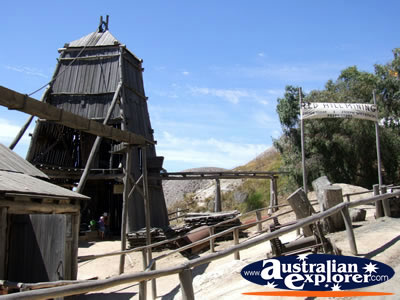 Ballarat Sovereign Hill Mining Infrastructure . . . CLICK TO VIEW ALL BALLARAT POSTCARDS