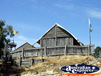 Ballarat Sovereign Hill Building on Sand Dunes . . . VIEW ALL BALLARAT PHOTOGRAPHS