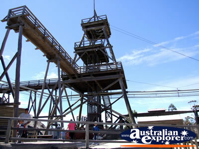 Ballarat Sovereign Hill Mining Machinery . . . CLICK TO VIEW ALL BALLARAT POSTCARDS