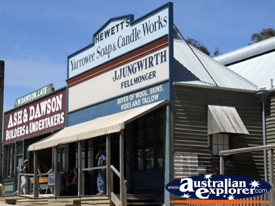 Ballarat Sovereign Hill Soap and Candle Store . . . CLICK TO VIEW ALL BALLARAT POSTCARDS