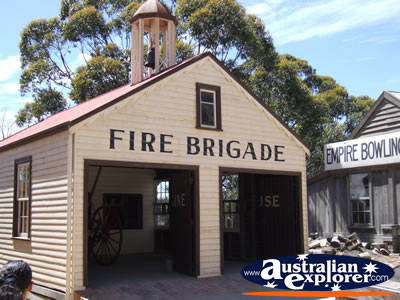 Ballarat Sovereign Hill Fire Brigade . . . CLICK TO VIEW ALL BALLARAT POSTCARDS