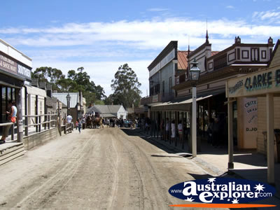 Ballarat Sovereign Hill Street . . . VIEW ALL BALLARAT PHOTOGRAPHS