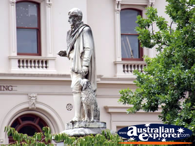 Ballarat Statue . . . CLICK TO VIEW ALL BALLARAT POSTCARDS
